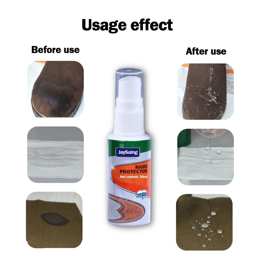 Spray nanotecnología impermeabilizante para zapatos y botas, protección impermea