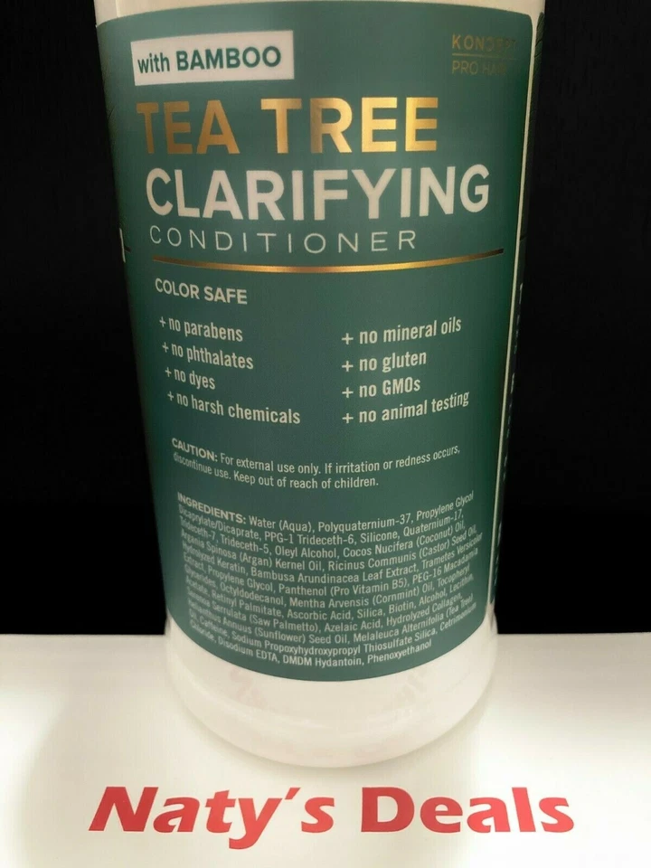 KONCEP TEA TREE CLARIFYING CONDITIONER With BAMBOO 32 0z  - Image 2 of 3