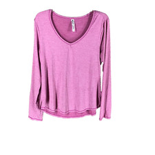 Women’s Workout Top Long Sleeve Activewear 90 Degree Size XL Pink