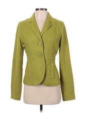 Fossil Women Green Blazer S