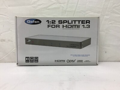NEW Gefen 1:2 Splitter HDMI 1.3 w/ Optical Digital Audio Output