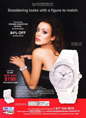 DANIEL STEIGER WATCH MAGAZINE promo ad #26  VERY RARE ''NOT A WATCH''