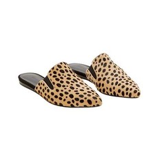 JENNI KAYNE NIB 425 Pony Hair Cheetah Print Pointed Toe Mule 9