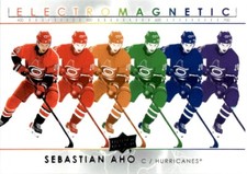 2021-22 Upper Deck Electromagnetic Sebastian Aho Carolina Hurricanes #EM-7