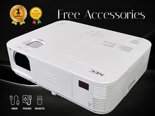 NEC NP-M322X DLP Projector 3200 ANSI Home Theater 3D HDMI 1080p w/Accessories