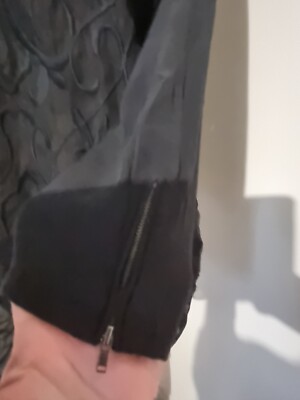 Blouse Brodée Noire Gérard Darel - 100% Soie - Taille 36 - Occasion Très Bon état - Soirée/cocktail