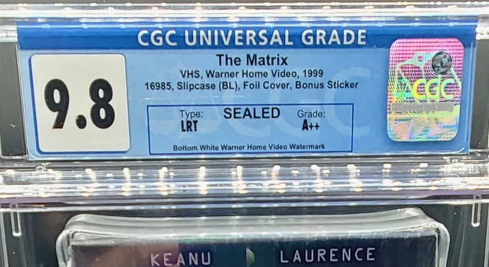 9.8 A++ !!! CGC 1999 THE MATRIX GRADED MOVIE IGS VGA - Image 3 of 3