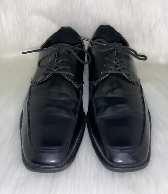 Van Heusen Able Black Memory Foam Square Toe Dress Shoes  display picture 2