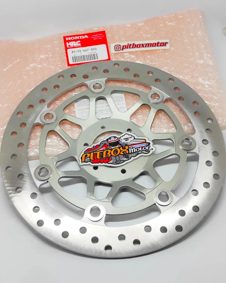Freno de disco delantero Honda RS 125 NSF 250 HRC 295 mm Honda Racing Corporation genuino Foto 3 de 4