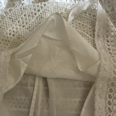 Authentic NEW BURBERRY Women's CARWINLEY White A-Line Lace