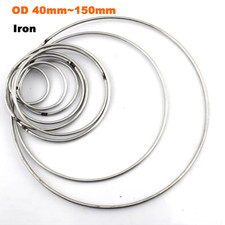 40mm 150m Circle Iron O Ring Seal Welded Wire Solid Metal Round Rings Iron