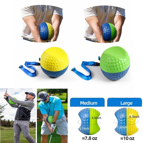 Aiuto Allenamento Palline da Golf con Cordino Regolabile Comodo per Mettere Pratica - Foto 1 di 22
