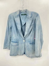 Pre-Owned Lauren Blue Size 10P Blazer