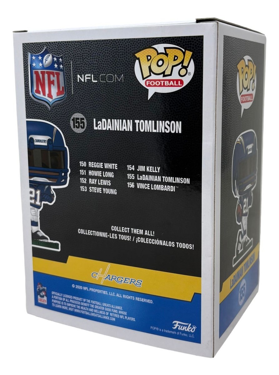 LaDainian Tomlinson Signed San Diego Chargers Funko Pop #155 HOF