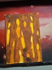 Original ACEO Candlelight Abstract Art Card OOAK Miniature Painting Signed — photo 5