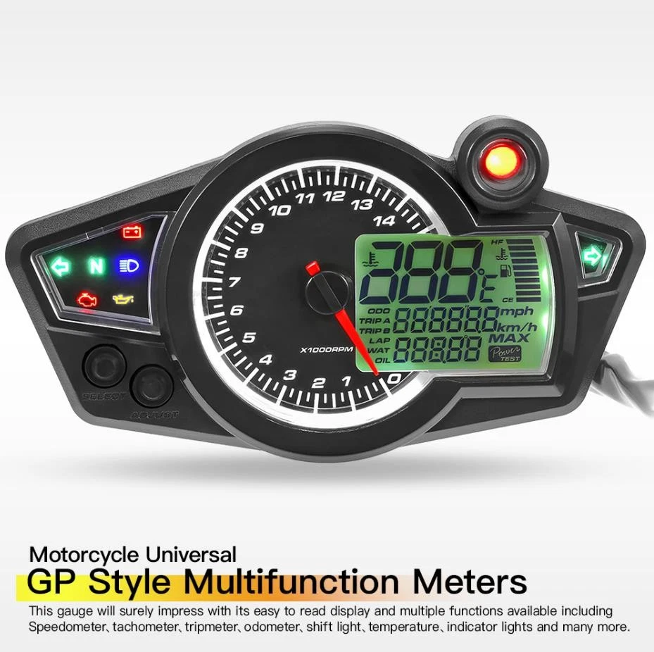 Velocímetro de racimo velocímetro medidores odómetro 2007-2012 para Honda CBR600RR Foto 4 de 4