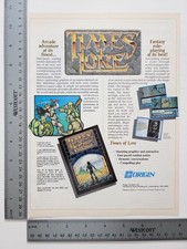 Times Of Lore Vintage Pc Computer Commodore Game Print Advertisement