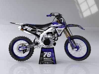 CustomMX: Grafik Kit passend für alle Yamaha YZ YZF WR WRF Modelle 85 12 250 450 426