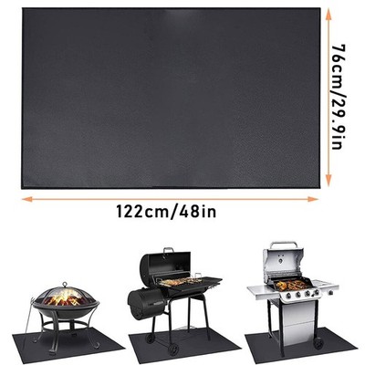 Feuerfeste Unterlage Matte, Feuerschutzmatte Hitzebeständige Feuerstellenmatte