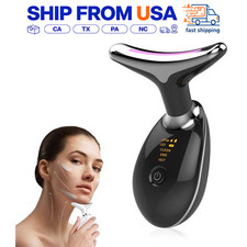 Neck Face Lifting Massager 3 Color-Mode Vibration Sculpting Tool For Double Chin