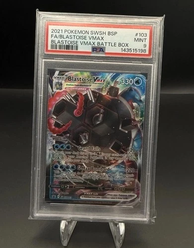 Blastoise VMAX SWSH103 SWSH: Sword & Shield Promo Cards Holo NM PSA 9