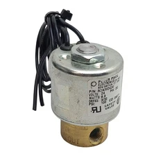 Peter Paul 32K5DGV Solenoid Safety Valve, 2-Way, 1/8in NPT, 100psi, 24VDC Coil