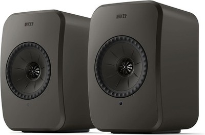 KEF LSX II LT Wireless HiFi Speakers Pair Graphite Grey