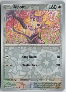 Aipom 137/167 Twilight Masquerade Reverse Holo