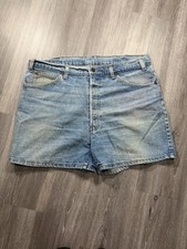Vintage Levi s Orange Tab Denim Shorts Butterfly Enclosure Women XL