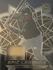 2021 Panini Spectra Epic Legends Materials#EL-MC Miguel Cabrera