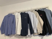 Vintage BUDWEISER MICHELOB ANHEUSER BUSCH Long Sleeve Shirts Size Large Lot Of 7