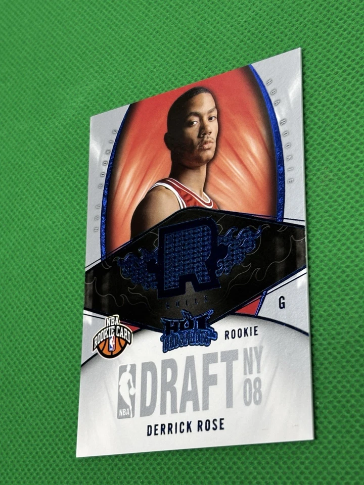 2008 Hot Prospects Derrick Rose Blue RC #137 Rookie Card - Image 3 of 4