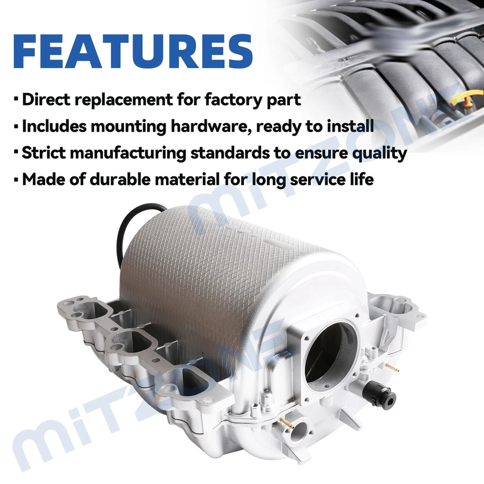 Colector de admisión Mitzone para Benz 98-05 E320 CLK320 01-05 C320 C240 98-03 ML320 Foto 3 de 4