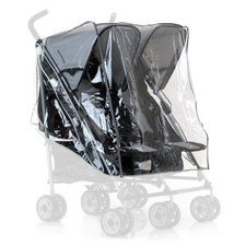 Hauck Twin Stroller Raincover Universal fits Most Side By Side Double Strollers