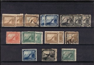 Nicaragua 1878 1900 various used stamps
