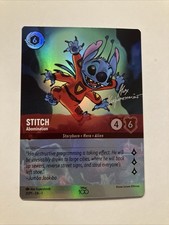 Stitch Abomination Alternate Art 21/P1 D100 Foil Promo NM Disney Lorcana