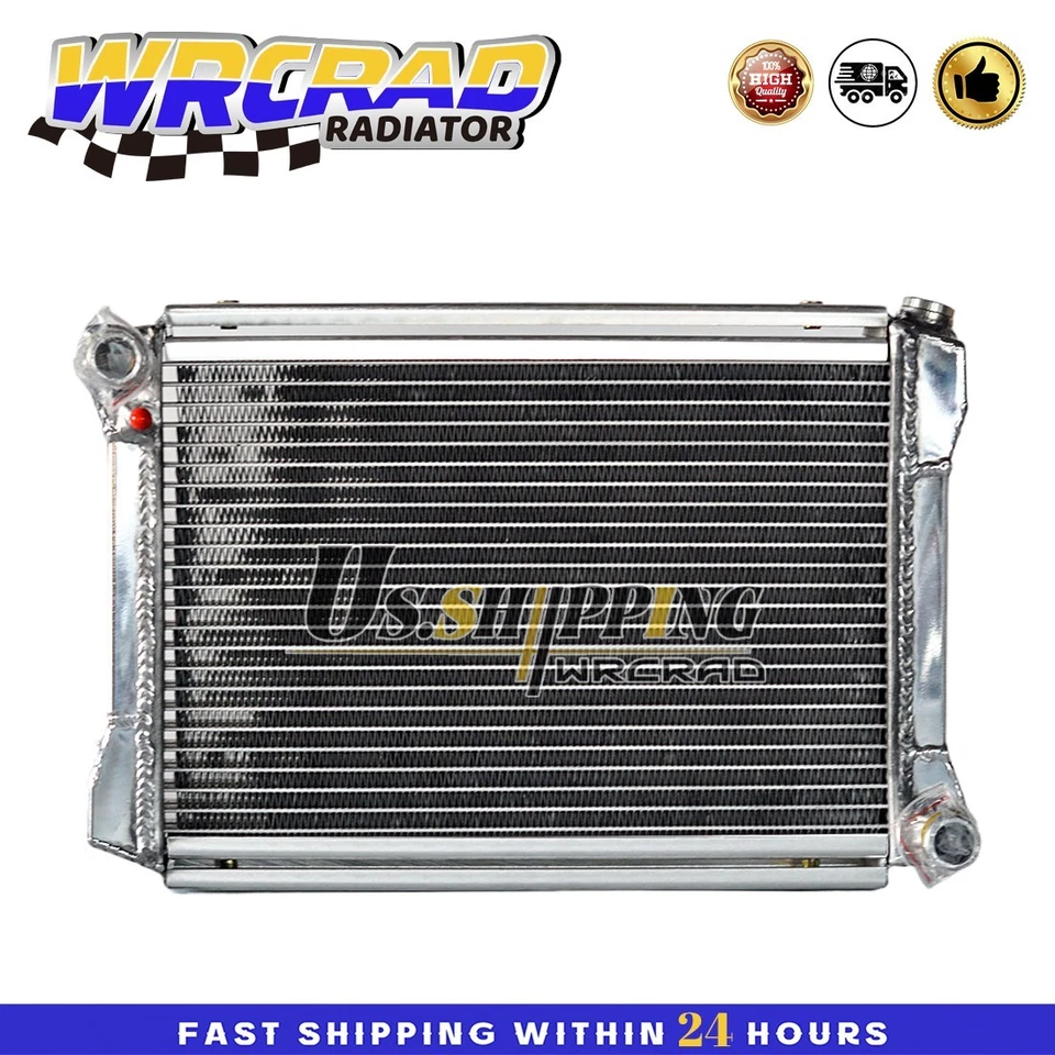 Se adapta a 1967-1974 1968 MG Midget 1275CC L4 CYL Gas 1,3 L Doble Núcleo Aluminio Radiador Foto 3 de 4