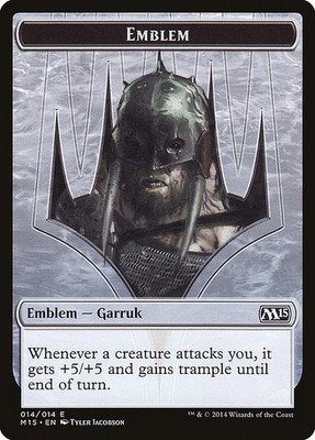 [MTG] Garruk, Apex Predator Emblem (Emblem) (014) (TM15) LP-HP
