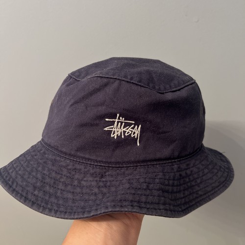 Vintage Fischerhut dunkelblau Stussy Größe S/M