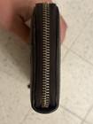 Gucci Brown/Black GG Monogram Zip-Around Wallet with Gold-Tone Double G Logo — photo 10