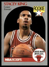 1990-91 Hoops Stacey King Rookie Chicago Bulls #66