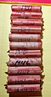 Lincoln Cent Rolls 1941-1949 Eleven Rolls 550 Exact Good Coins $4 per Roll Avg!