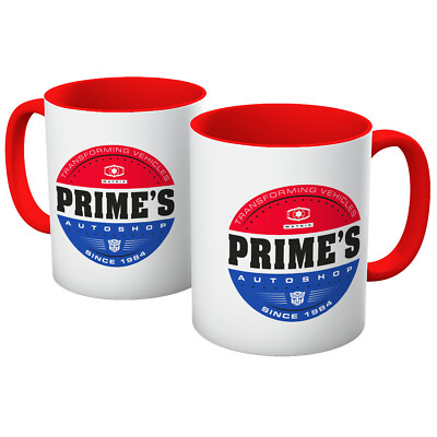 TRANSFORMERS OPTIMUS PRIME'S AUTOSHOP GARAGE KAROSSERIE TASSE IN VERSCHIEDENEN FARBEN