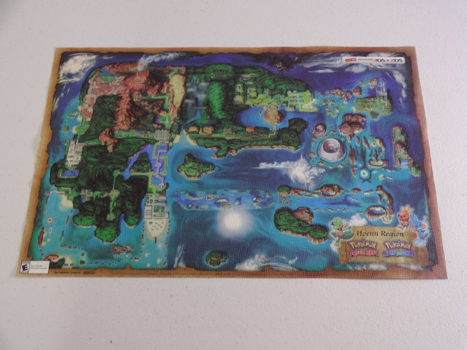 The Hoenn Region as depicted in Pokemon Emerald - Maps on the Web