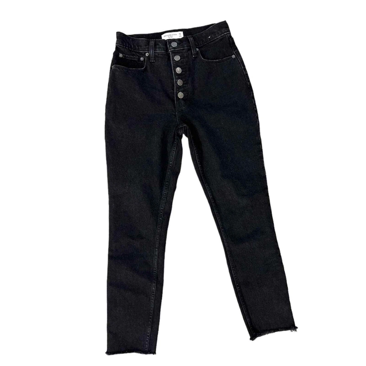 Abercrombie and fitch button fly best sale jeans