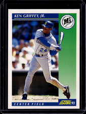 KEN GRIFFEY JR - 1992 Score Baseball #1 - SEATTLE MARINERS HOF