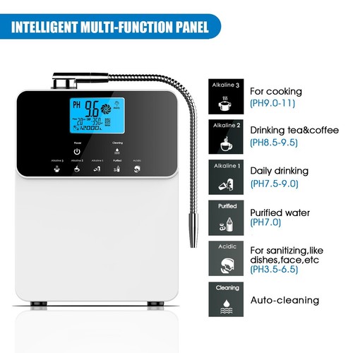 Beauty Water Ionizer Machine Produce pH3-11 Acid Alkaline Water Generator Filter - Picture 3 of 7
