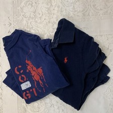 Boys Polo Ralph Lauren size4 Blue navy 2 shirts