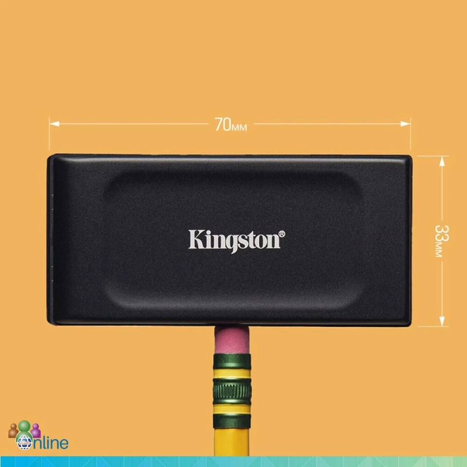 Kingston XS1000 External Drive 1TB 2TB 2nd Gen External SSD Drive 1000GB USB 3.2 - Image 3 of 4