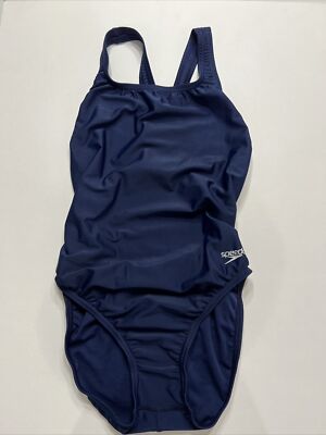 NEW Speedo Women's Swimsuit One Piece Prolt Super Pro Solid Adult, Blue 30